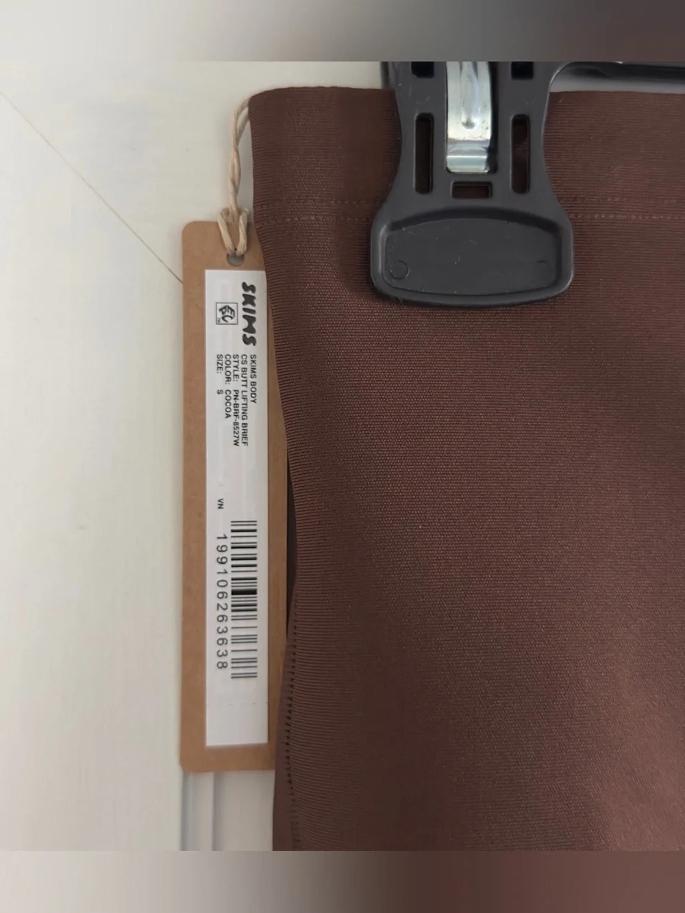Skims Body Core Sculpt Butt Lifting Brief in Cocoa Size Small